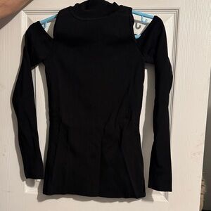 White House Black Market Black Long Sleeve Top